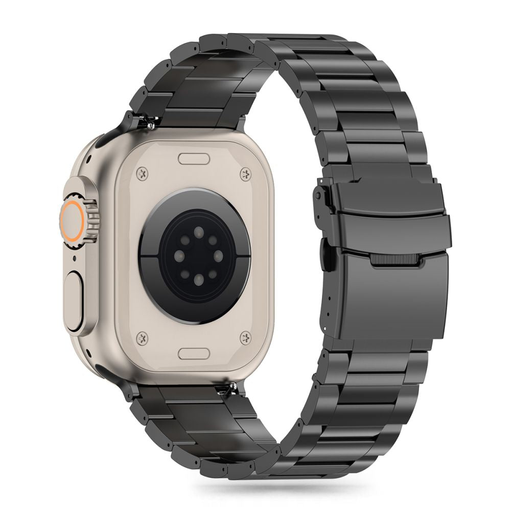 Tech - Protect Λουράκι Apple Watch 4 / 5 / 6 / 7 / 8 / 9 / SE / ULTRA 1 / ULTRA 2 - 42 / 44 / 45 / 49 mm Stainless Pro από Ανοξείδωτο Ατσάλι - Black