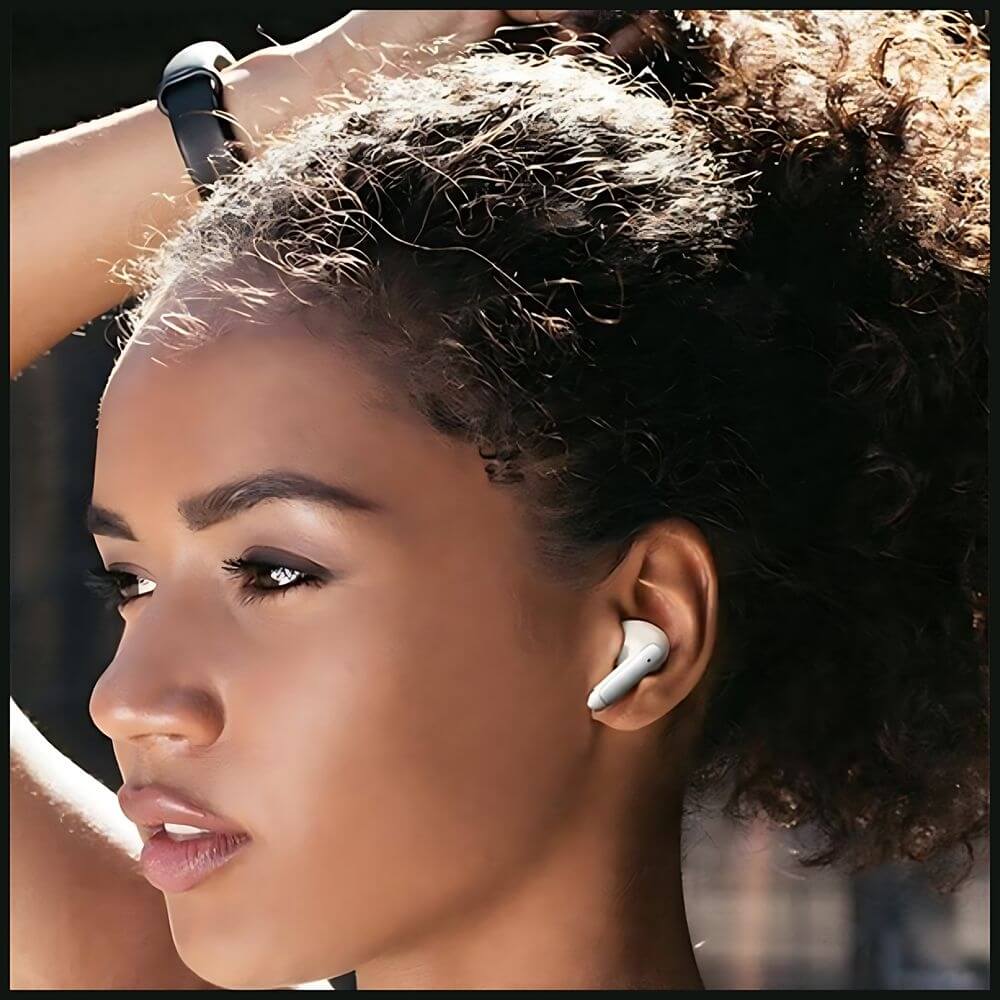 USAMS TWS X - Don Series - Bluetooth 5.3 - Ασύρματα ακουστικά για Κλήσεις / Μουσική - White