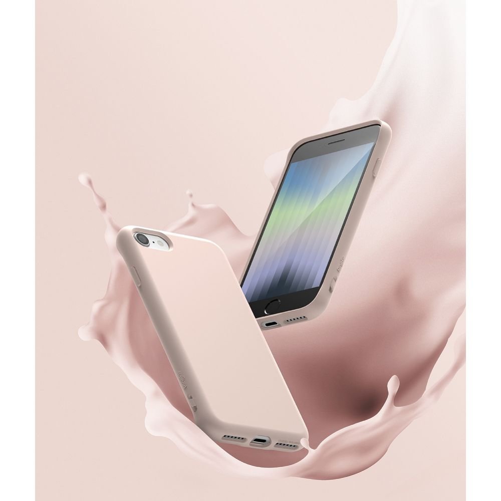 Ringke iPhone SE 2022 / SE 2020 / 7 / 8 Air S TPU Case Θήκη Σιλικόνης - Pink Sand