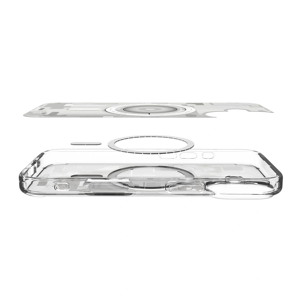 Spigen iPhone 17 - Ultra Hybrid Mag - Σκληρή Θήκη με Πλαίσιο Σιλικόνης Και MagSafe - Zero One White