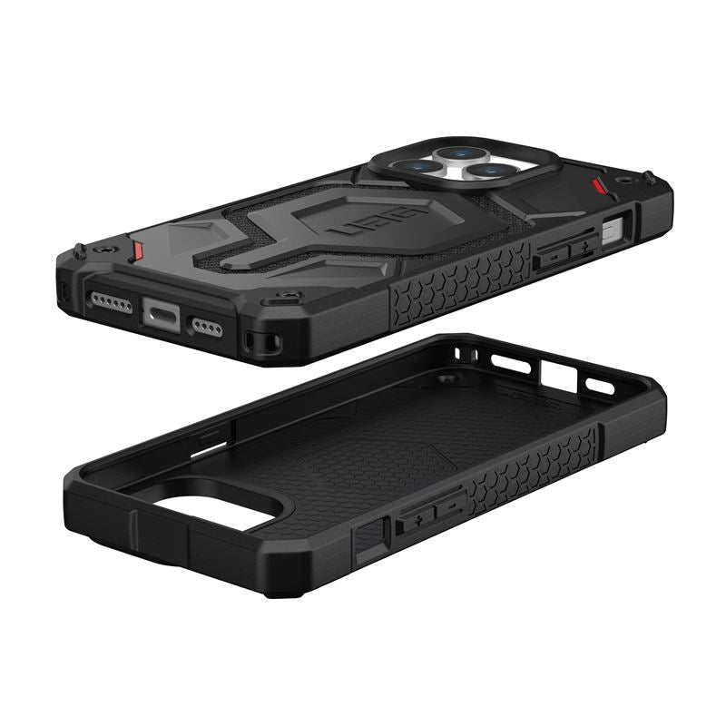 UAG iPhone 15 Pro Max Monarch Pro Kevlar Series Σκληρή Θήκη με MagSafe - Kevlar Black