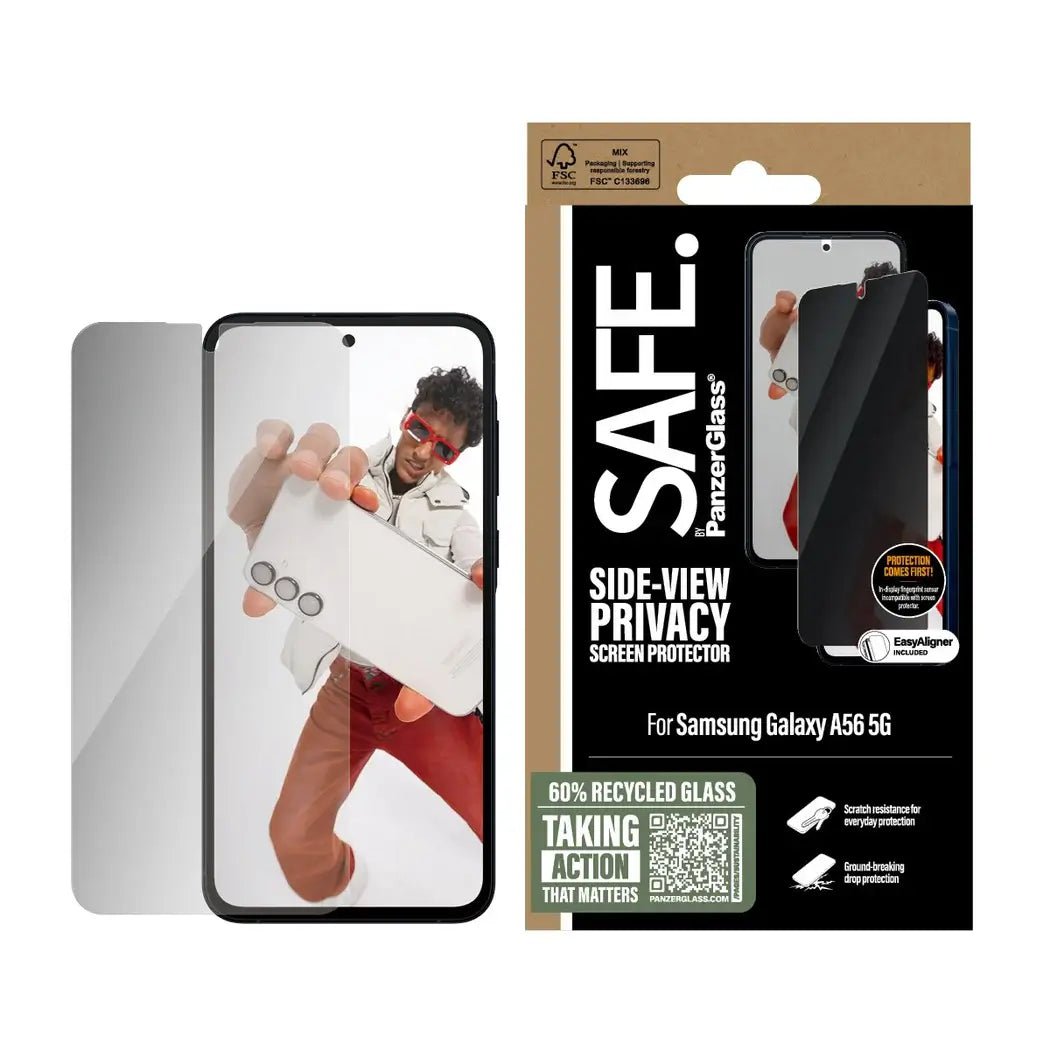 Safe by PanzerGlass Samsung Galaxy A56 5G Privacy Ultra - Wide Fit Full Screen Αντιχαρακτικό Γυαλί Οθόνης - Black