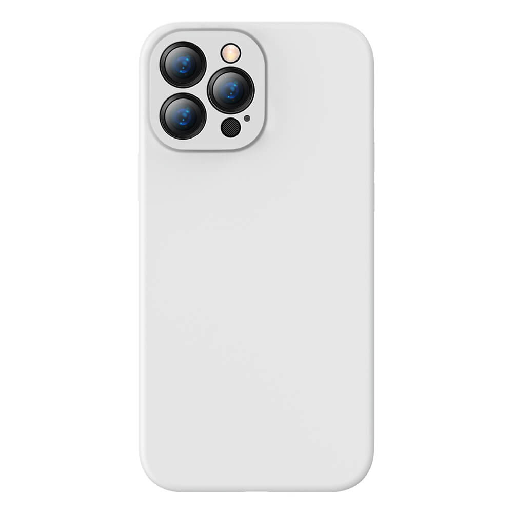 Baseus iPhone 13 Pro Liquid Gel Θήκη Σιλικόνης Rubber - White - ARYT000402