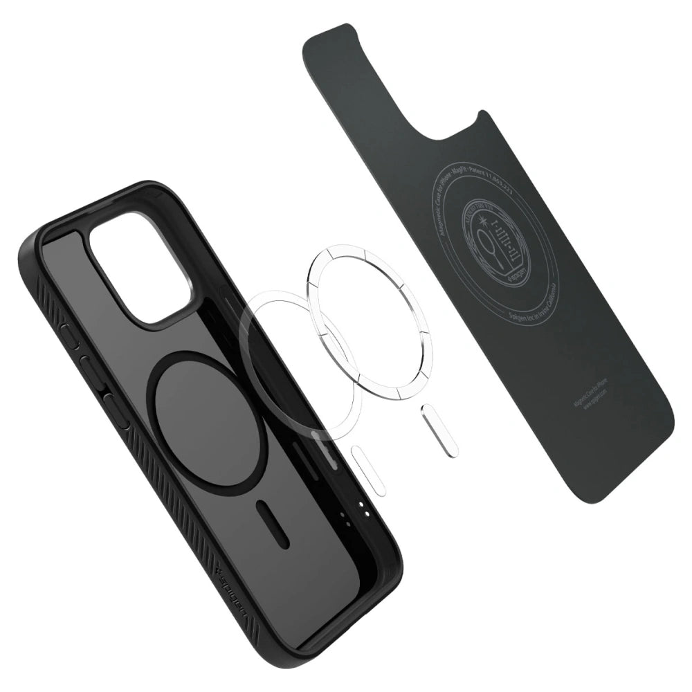 Spigen iPhone 16 Pro - Liquid Air T Mag - Θήκη Σιλικόνης με Magsafe - Matte Black