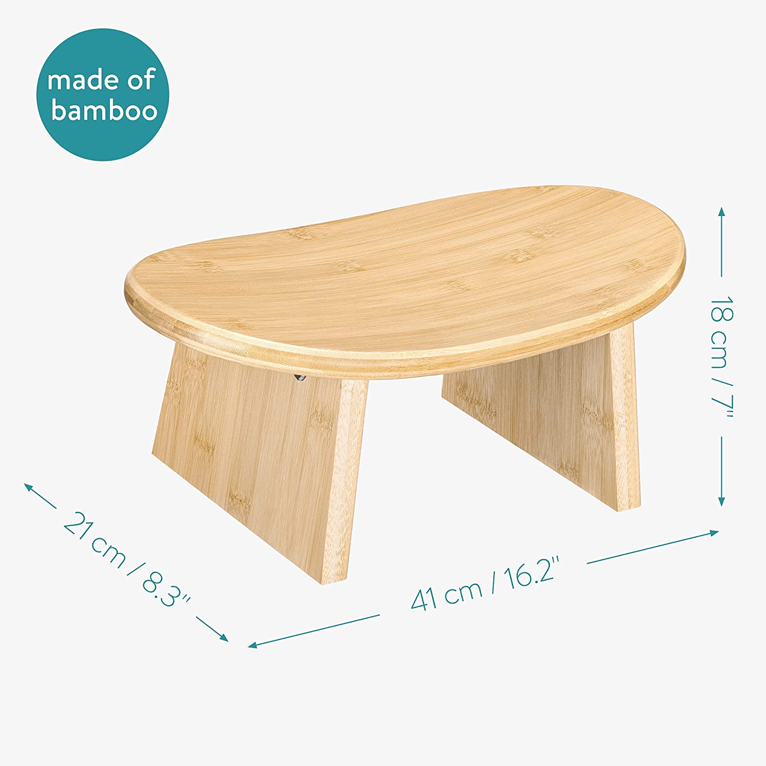 Navaris Σκαμπό Διαλογισμού από Μπαμπού - Brown - 53902.24