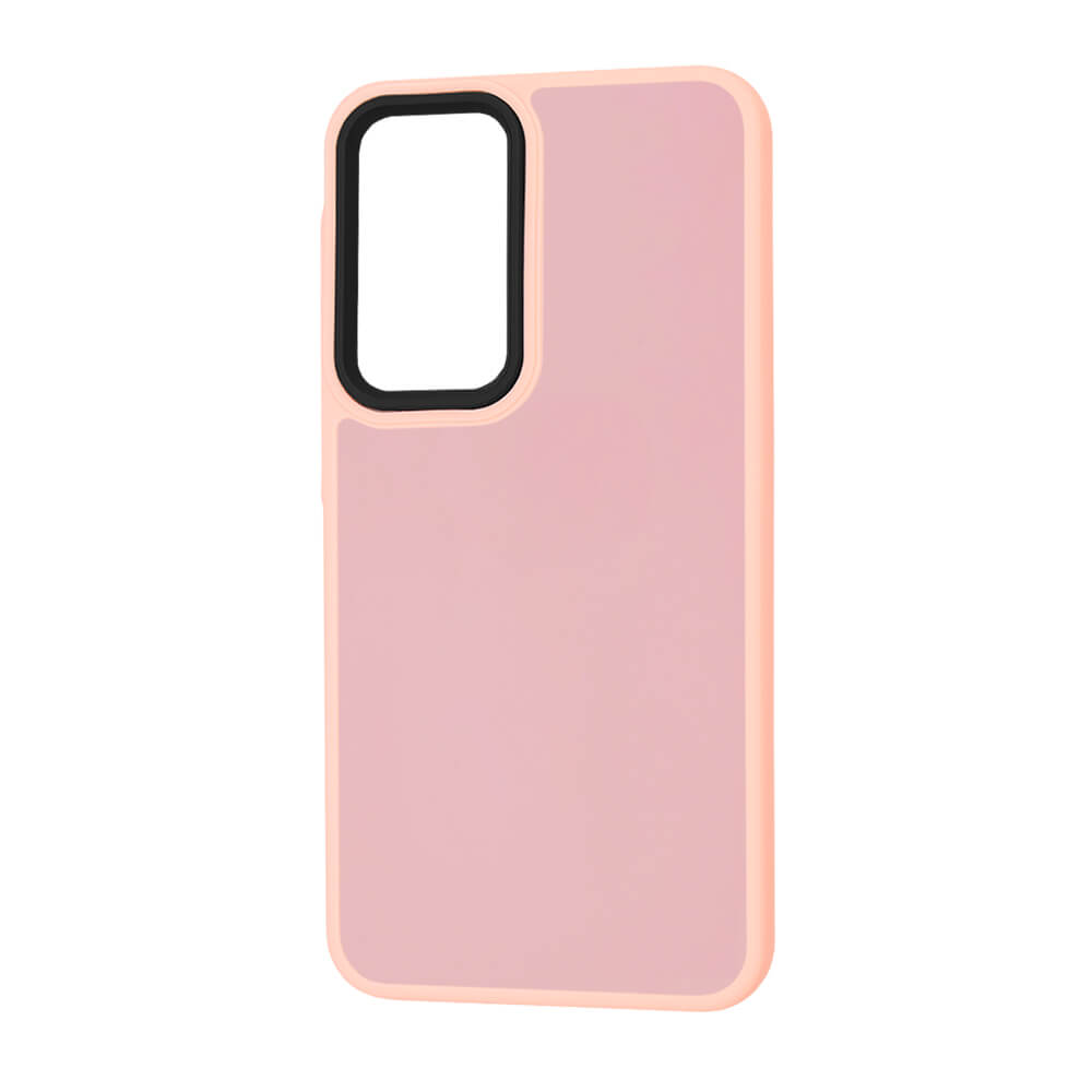 Techsuit Samsung Galaxy A35 5G - HaloFrost Series - Σκληρή Θήκη με Πλαίσιο Σιλικόνης - Pink