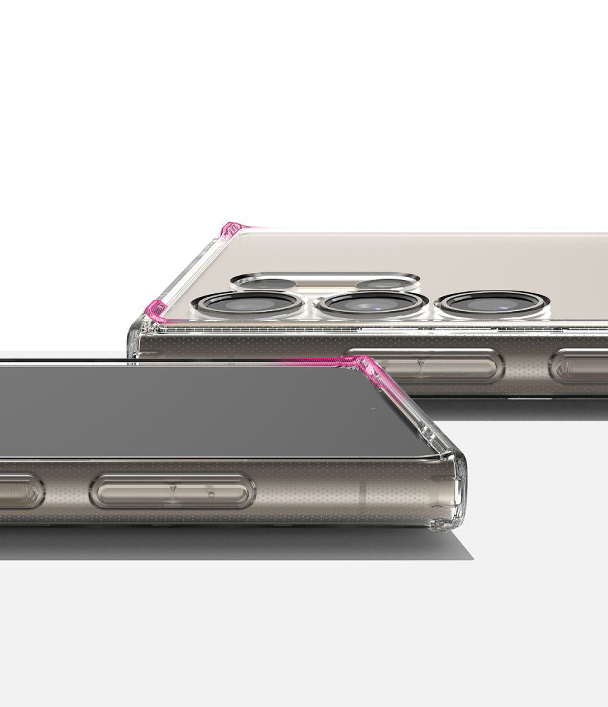Ringke Samsung Galaxy S24 Ultra Fusion Σκληρή Θήκη με Πλαίσιο Σιλικόνης - Διάφανη