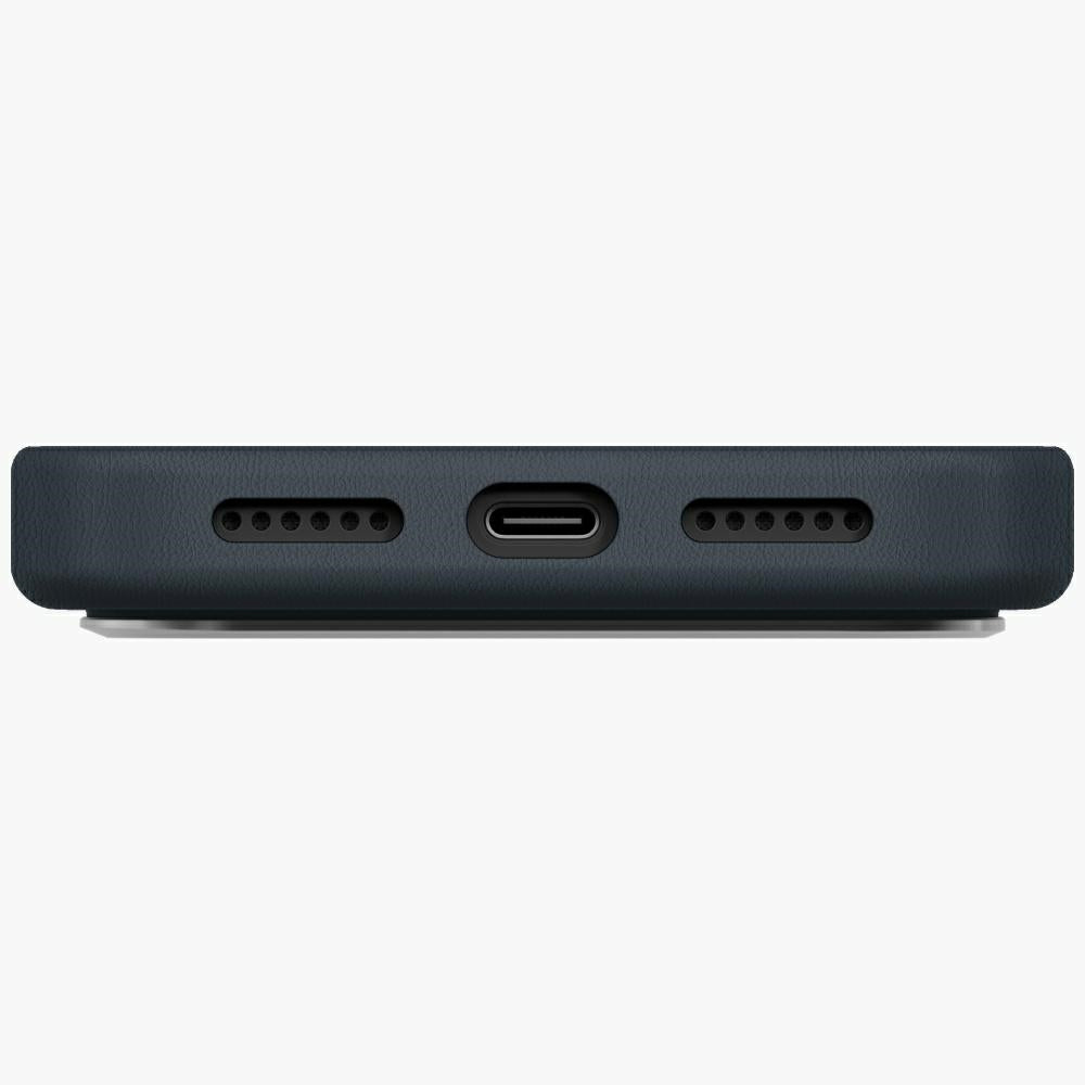 Uniq iPhone 17 Pro Max - Lyden MagClick - Σκληρή Θήκη με Επένδυση Συνθετικού Δέρματος και MagSafe - Blue