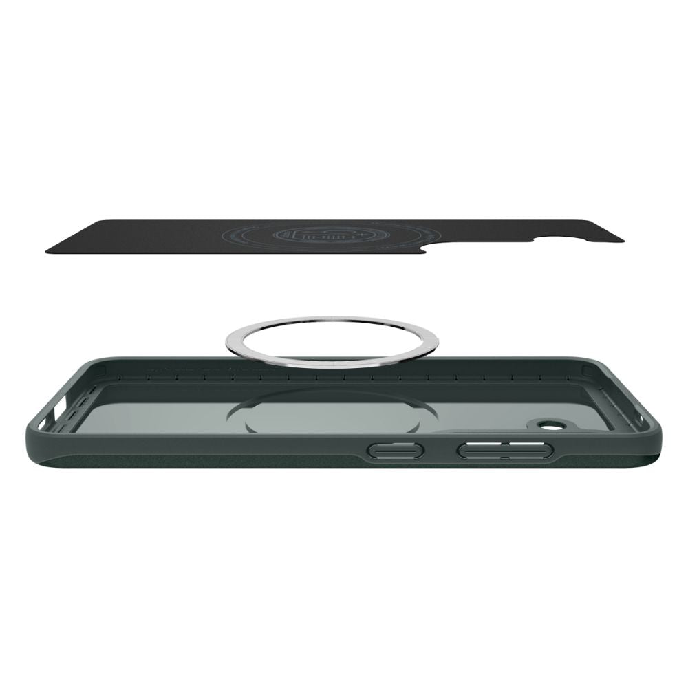 Spigen Samsung Galaxy S25 Thin Fit Mag Θήκη με MagSafe - Abyss Green