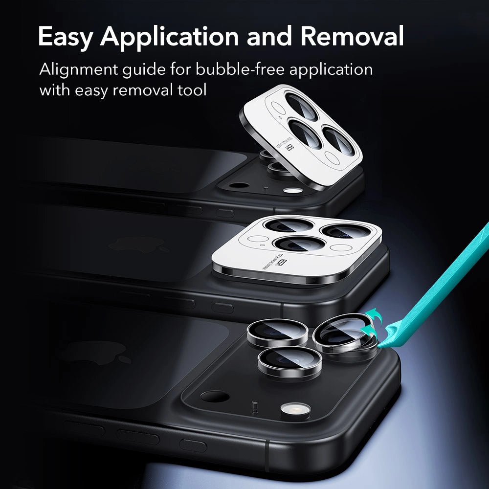 ESR iPhone 14 Pro / Pro Max / 15 Pro / Pro Max /16 Pro / Pro Max / 17 Pro / Pro Max Armorite - Αντιχαρακτικό Γυαλί για την Κάμερα - Clear