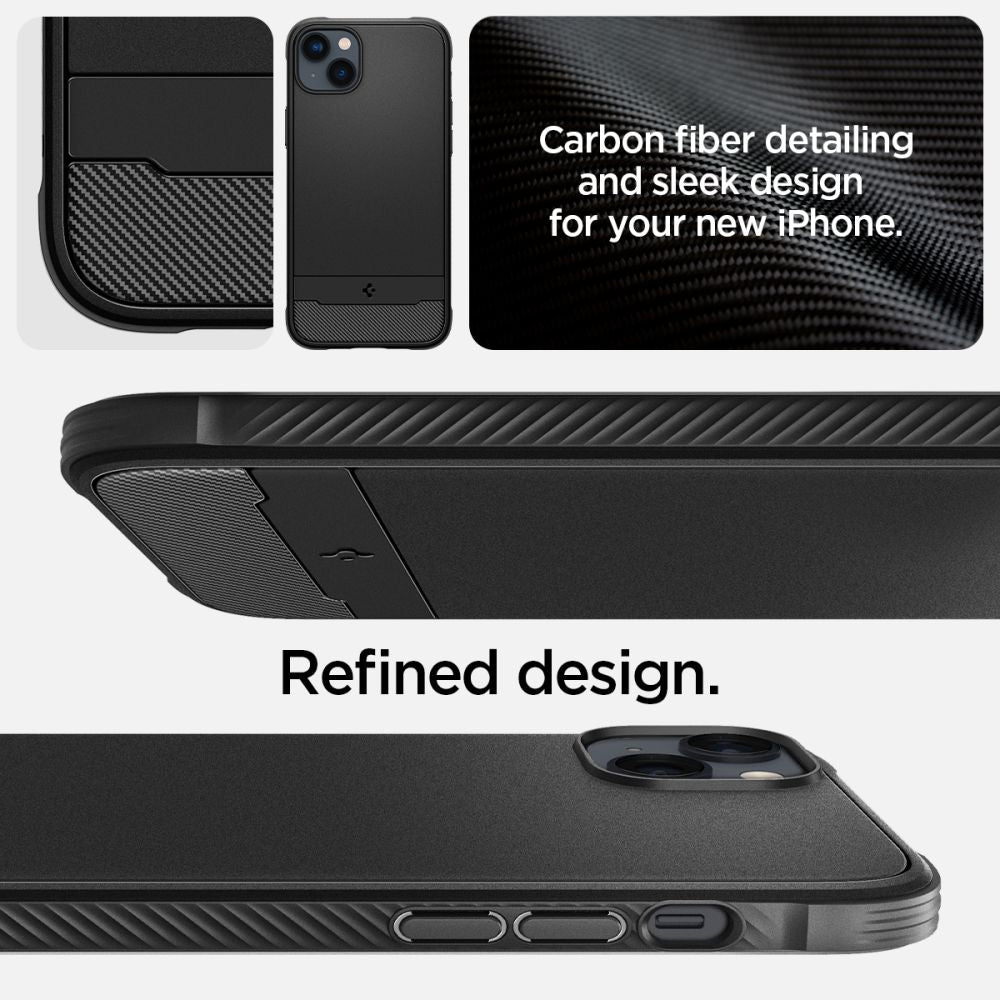 Spigen iPhone 14 Plus / iPhone 15 Plus Rugged Armor Mag Θήκη TPU με MagSafe - Matte Black