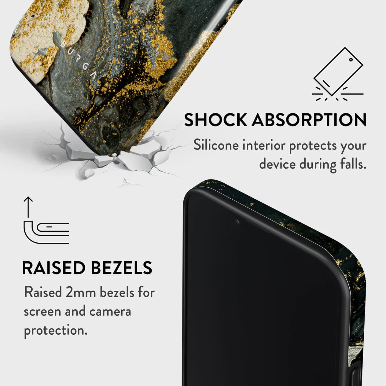 Burga iPhone 13 Pro Max Fashion Tough Σκληρή Θήκη - Northern Lights
