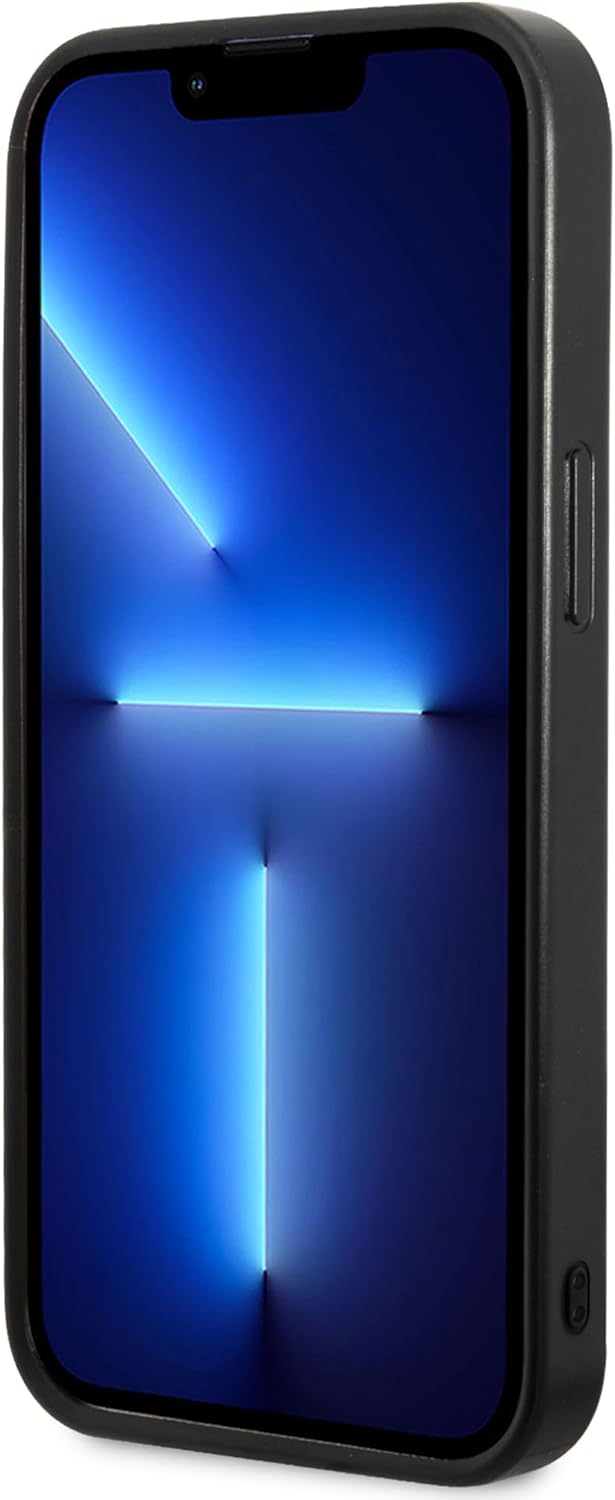 Guess iPhone 15 Pro Max - Sequin Script Metal Σκληρή Θήκη με Επένδυση από Παγέτες - Black - GUHCP15XPSFDGSK