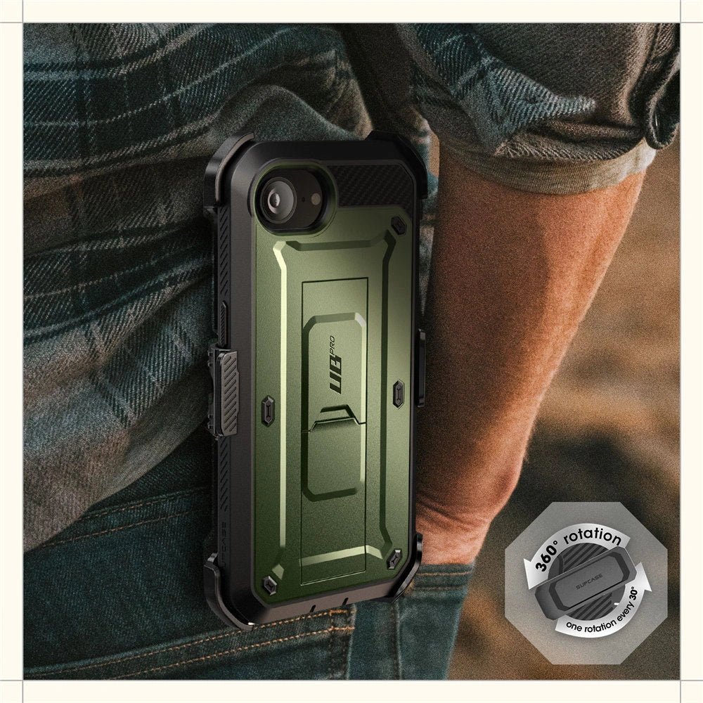 Supcase iPhone 16e Unicorn Beetle Pro Σκληρή Θήκη με Προστασία Οθόνης και Stand -