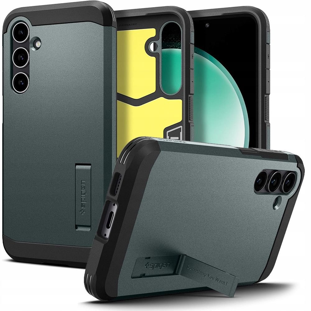Spigen Samsung Galaxy S23 FE Tough Armor Σκληρή Θήκη - Abyss Green