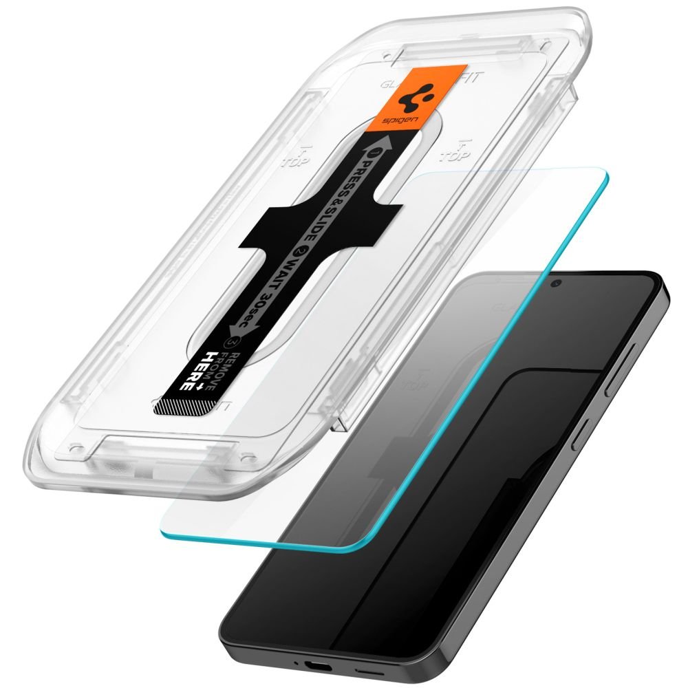 Spigen Samsung Galaxy S24+ Glas.TR EZ Fit 0.2mm 2.5D 9H Tempered Glass Αντιχαρακτικό Γυαλί Οθόνης - 2 Τεμάχια - Clear - AGL07432