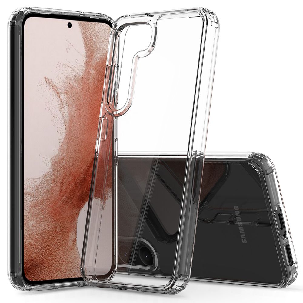 Tech - Protect Samsung Galaxy S23+ Flexair Hybrid Σκληρή Θήκη με Πλαίσιο Σιλικόνης - Διάφανη