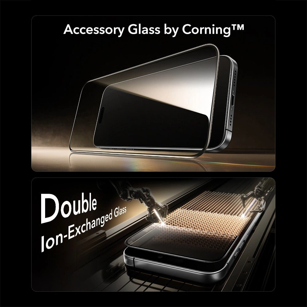 ESR iPhone 16 Pro / iPhone 17 - UltraFit Armorite Pro - Full Screen Αντιχαρακτικό Γυαλί Οθόνης - Black