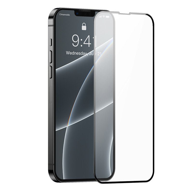 Baseus iPhone 13 / iPhone 13 Pro 0.23mm Full Screen Αντιχαρακτικό Γυαλί Οθόνης - 2 Τεμάχια - Black - SGQP020101