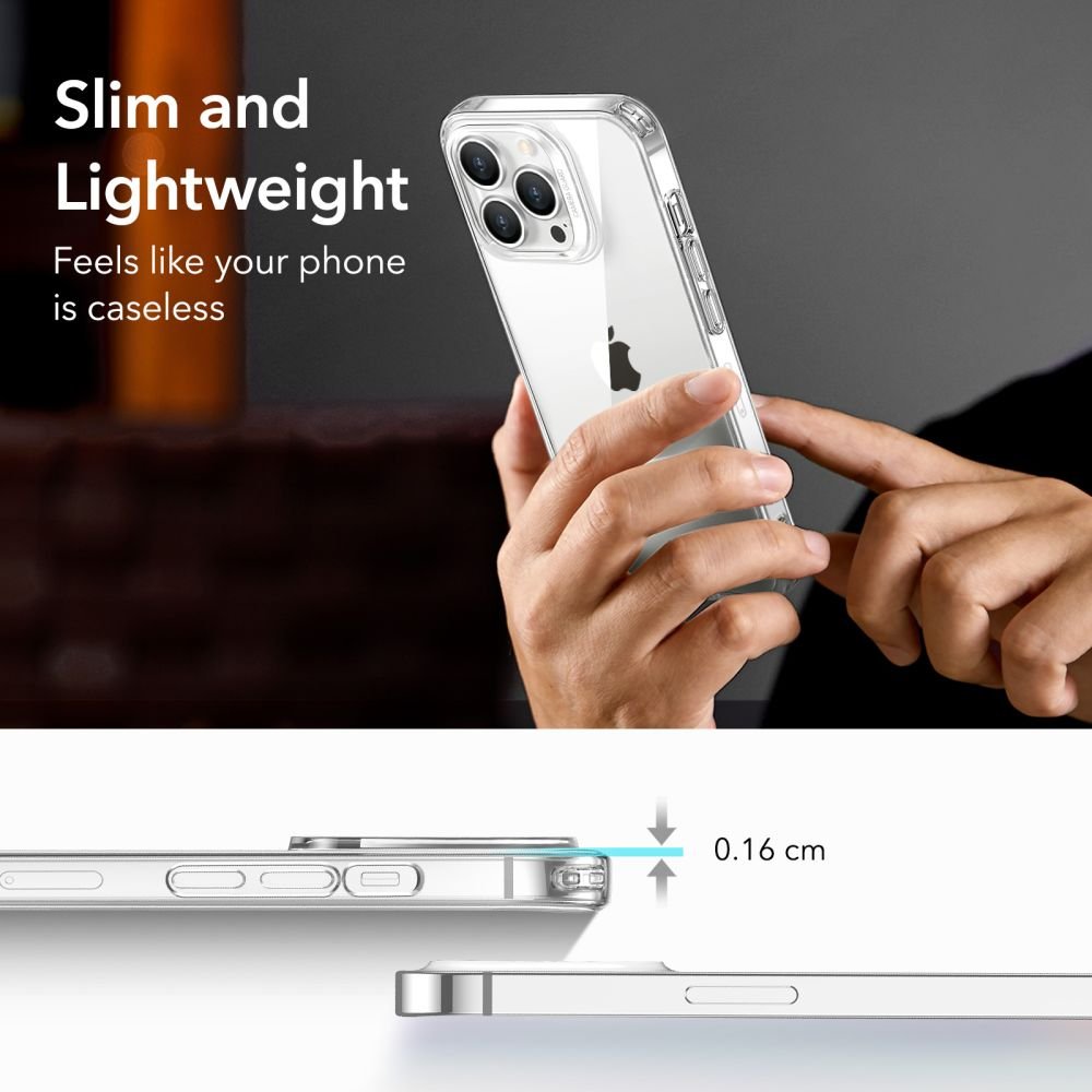 ESR iPhone 14 Pro Max Project Zero Λεπτή Θήκη Σιλικόνης - Διάφανη