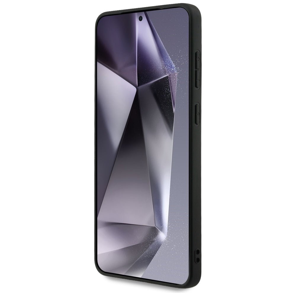 Guess Samsung Galaxy S25 Edge - Big 4G Logo Classic Logo - Σκληρή Θήκη με Επένδυση από Οικολογικό Δέρμα - Brown - GUHCS25E4GMGBR