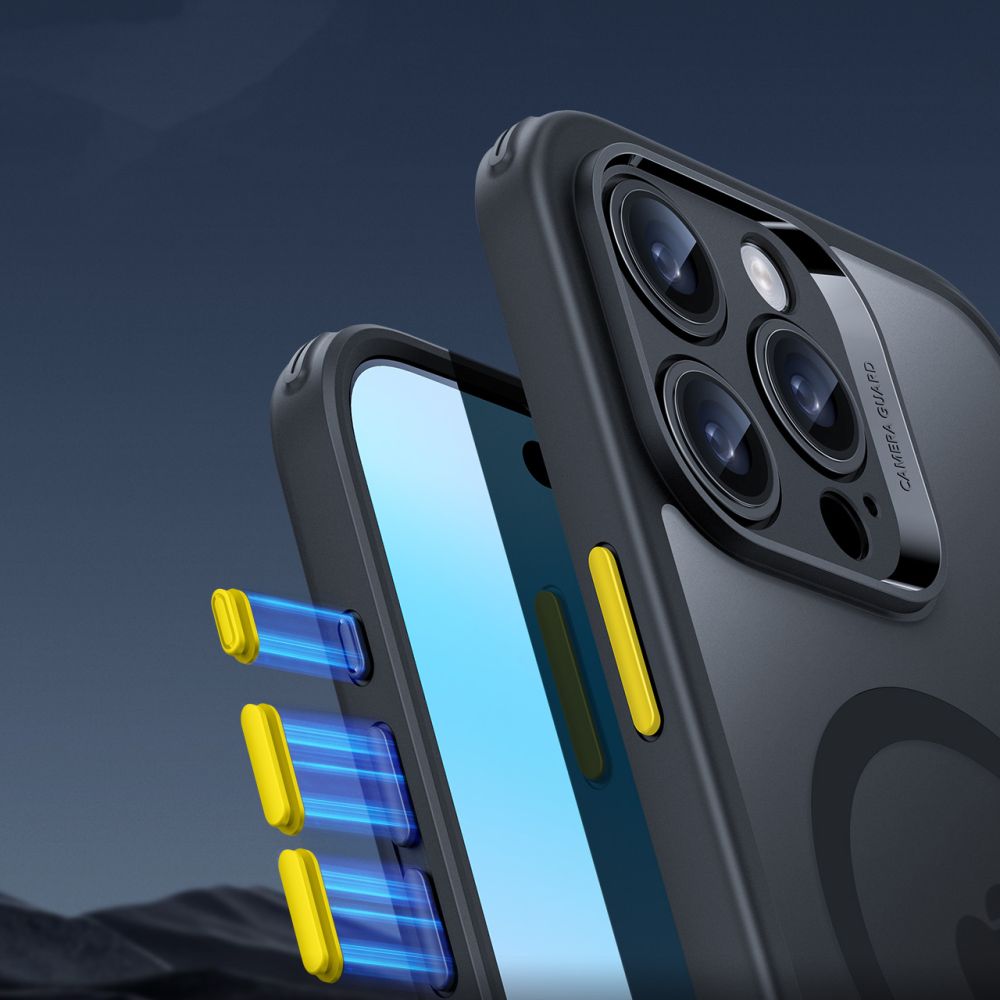 ESR iPhone 16 Pro Max - Classic Pro Halolock - Σετ με 1 Αντιχαρακτικό Γυαλί Οθόνης και Θήκη MagSafe - Frosted Black