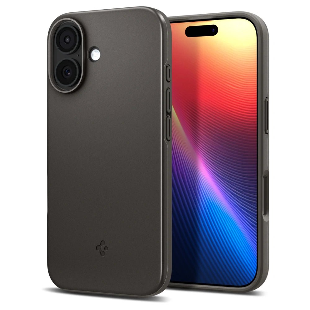Spigen iPhone 17 - Thin Fit Mag - Σκληρή Θήκη με MagSafe - Gunmetal