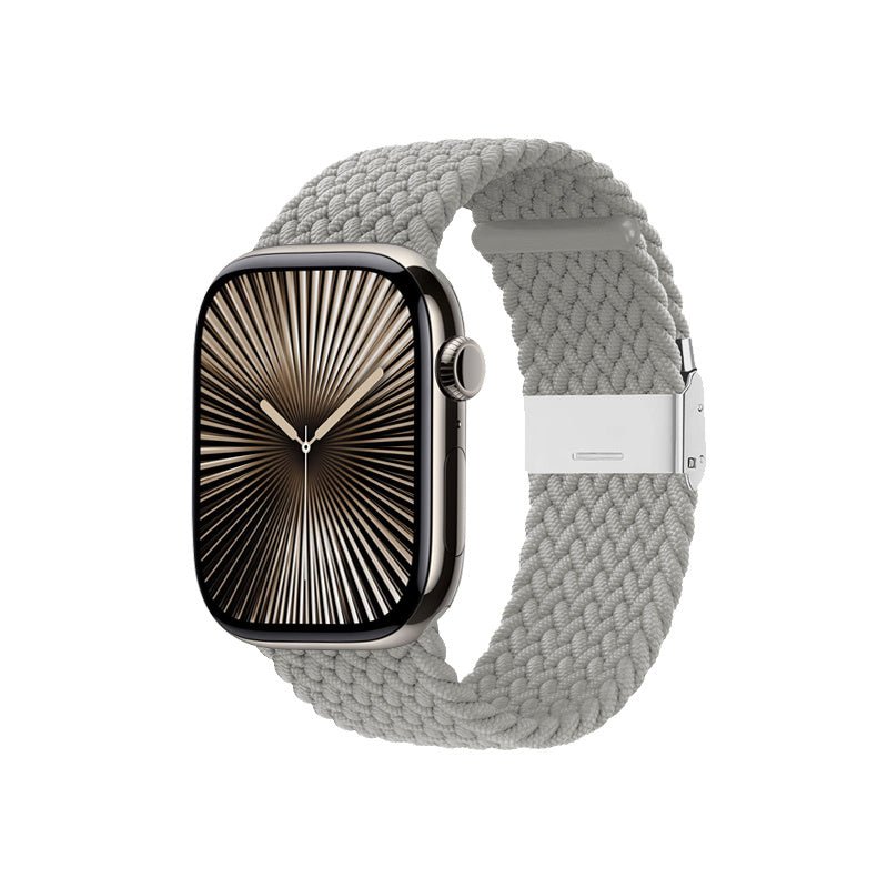 Crong Λουράκι Apple Watch 2/3/4/5/6/7/8/9/10/11 - SE (1/2/3) - 38/40/41/42mm Wave Band - Light Grey