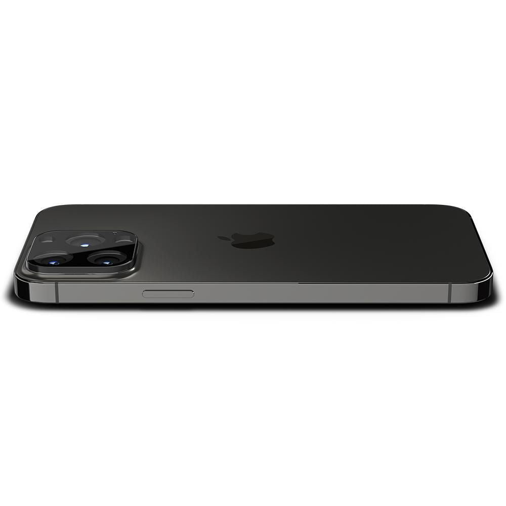 Spigen iPhone 13 Pro / 13 Pro Max Optik.TR Αντιχαρακτικό Γυαλί για την Κάμερα - 2 Τεμάχια - Black