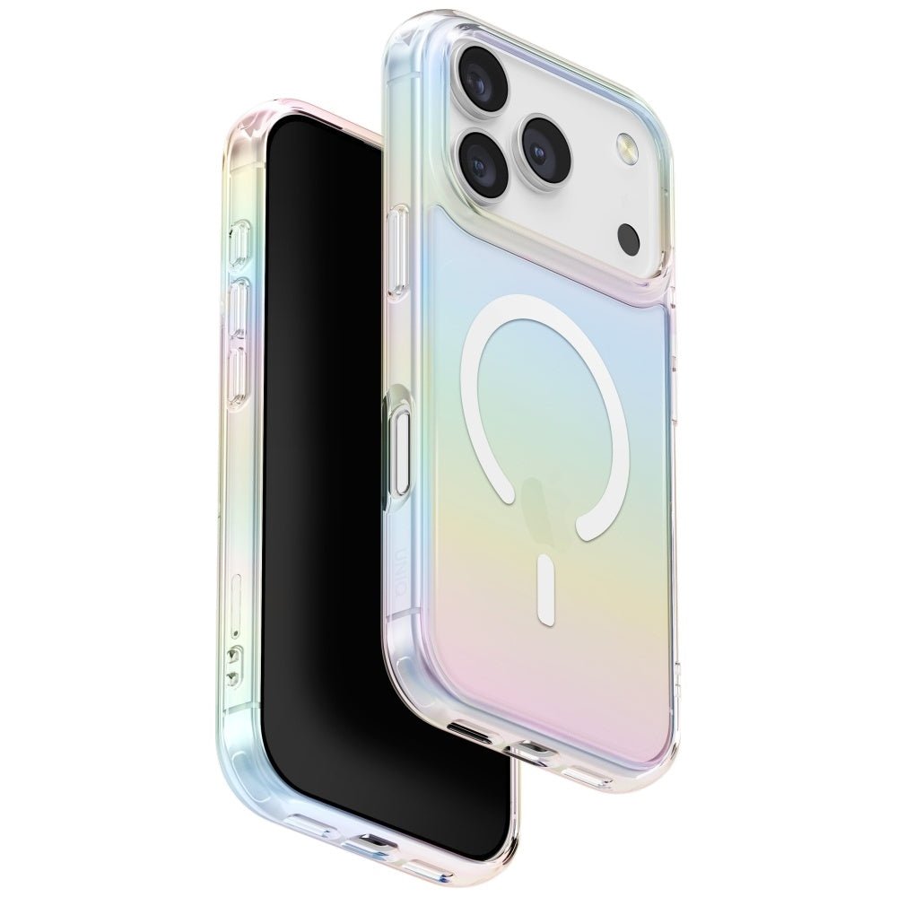 Uniq iPhone 17 Pro - Iridescia Magclick - Σκληρή Θήκη με Πλαίσιο Σιλικόνης και MagSafe - Holo Quartz