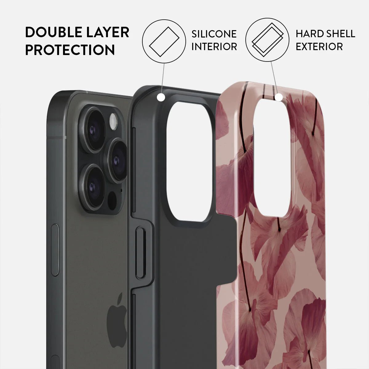 Burga iPhone 15 Pro Max Fashion Tough MagSafe Σκληρή Θήκη με MagSafe - Tender Kiss