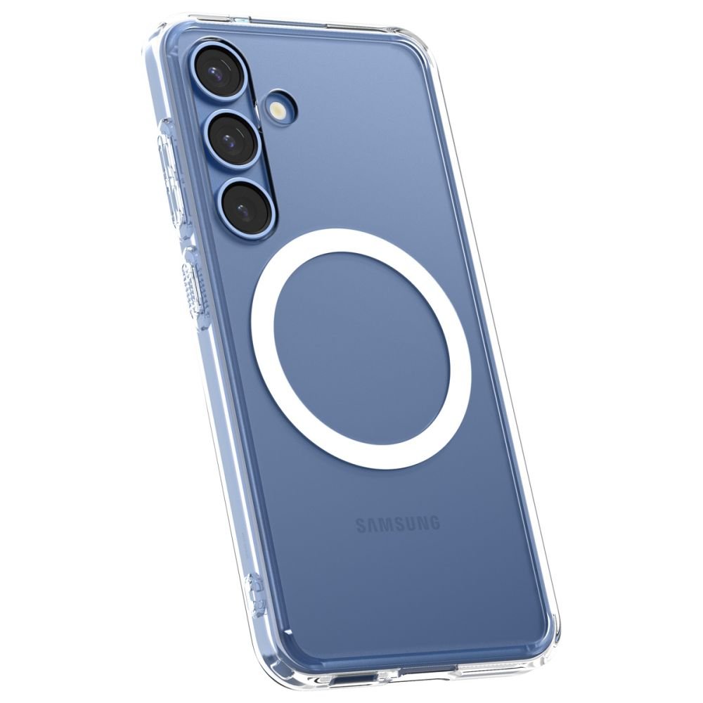 Spigen Samsung Galaxy S25 - Ultra Hybrid Mag - Σκληρή Θήκη με Πλαίσιο Σιλικόνης Και MagSafe - Clear / White