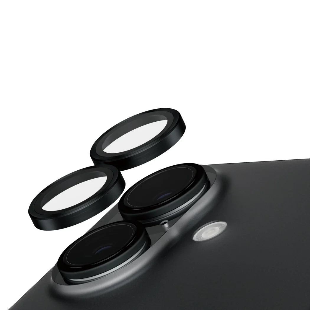 Safe by PanzerGlass iPhone 16 / 16 Plus Camera Lens Protector Αντιχαρακτικό Γυαλί για την Κάμερα - Black