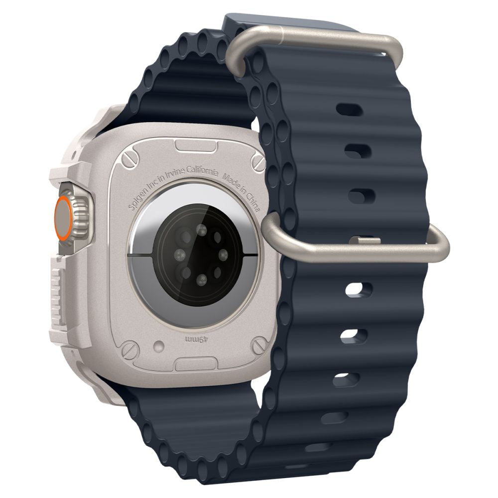 Spigen Θήκη Apple Watch Ultra (1/2/3) - 49mm Rugged Armor - Dune Beige