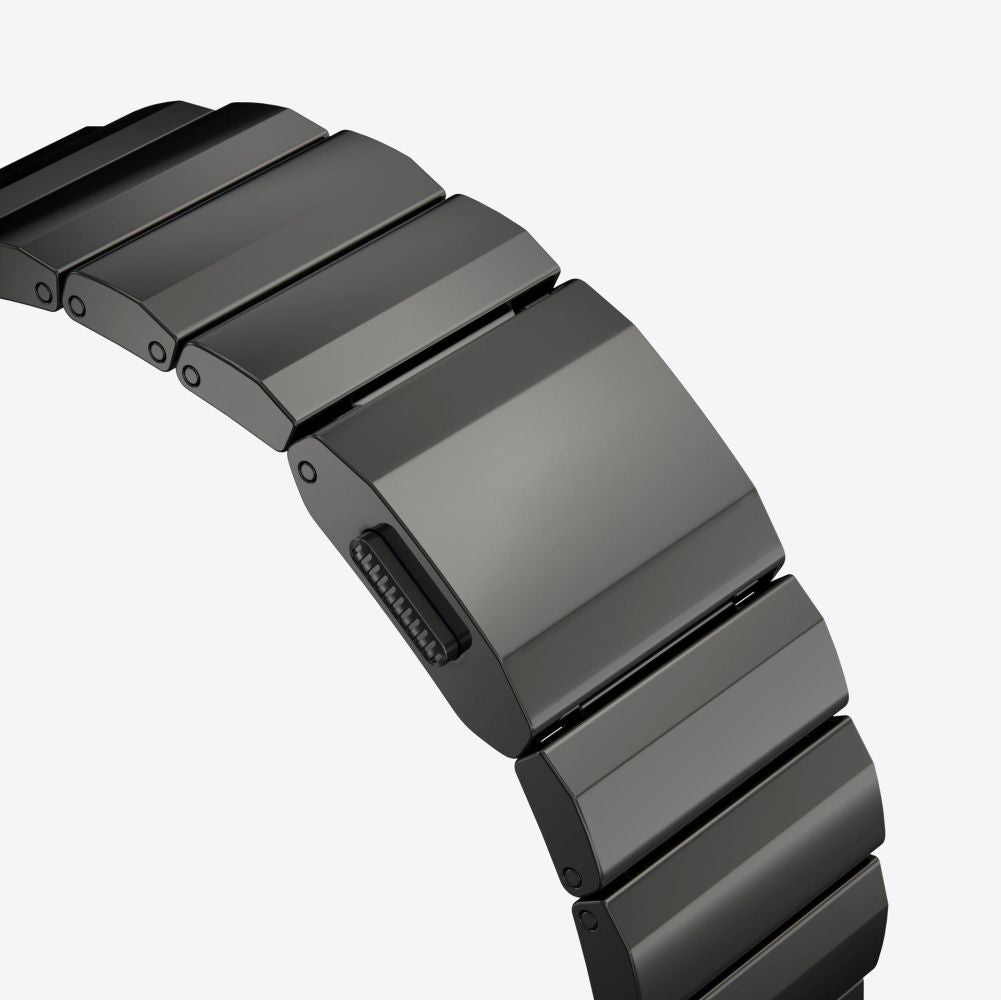 Tech - Protect Λουράκι Apple Watch 8/9/10/11 - SE (1/2/3) - Ultra (1/2/3) – 44/45/46/49mm SteelBand από Ανοξείδωτο Ατσάλι - Black
