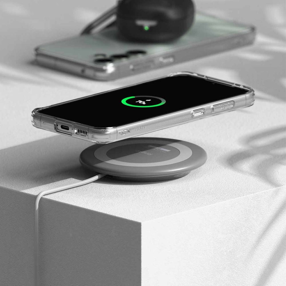 Ringke Samsung Galaxy S23 FE Fusion Σκληρή Θήκη με Πλαίσιο Σιλικόνης - Διάφανη