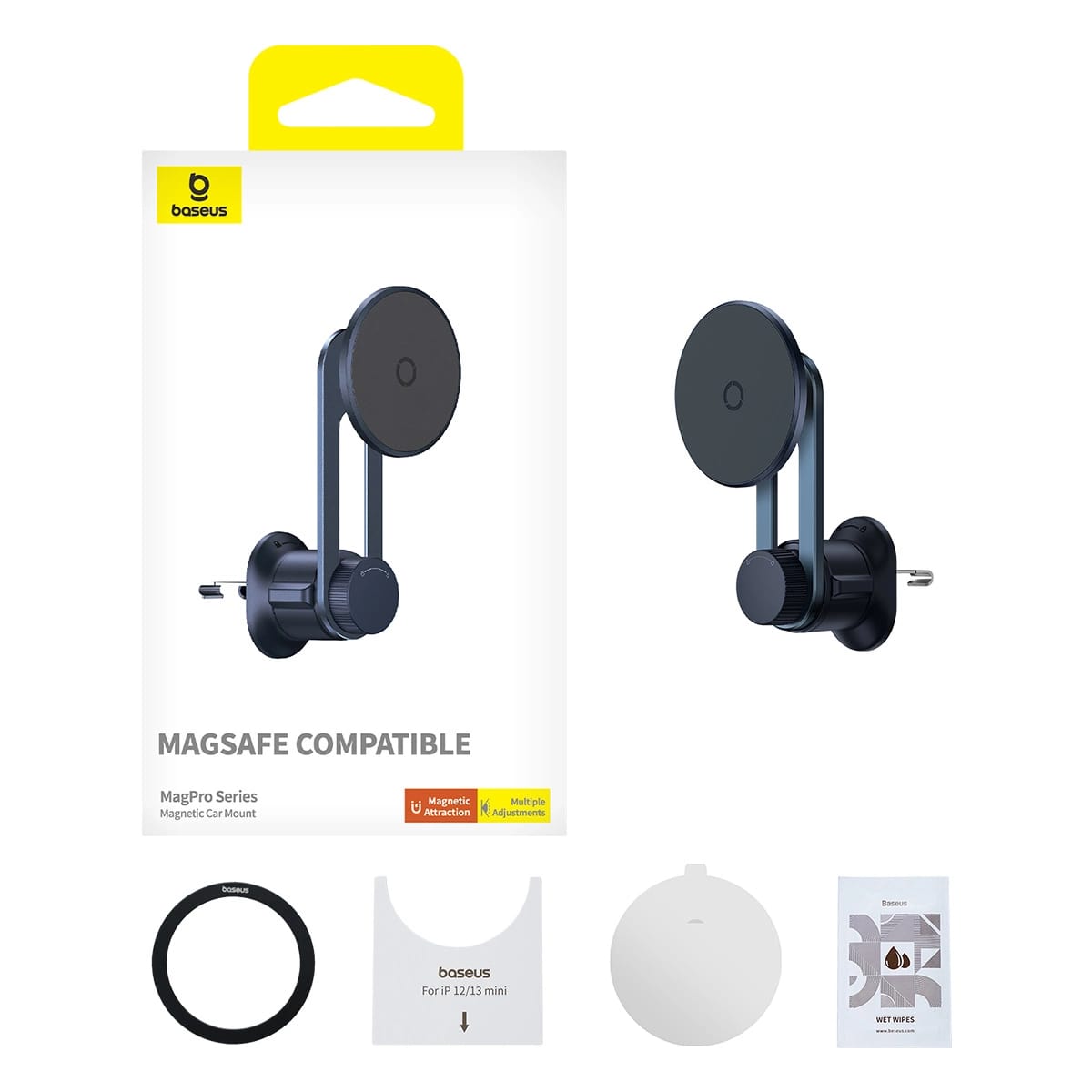 Baseus MagPro Series Μαγνητική Βάση Αυτοκινήτου Αεραγωγού - Black - C40161200121 - 00