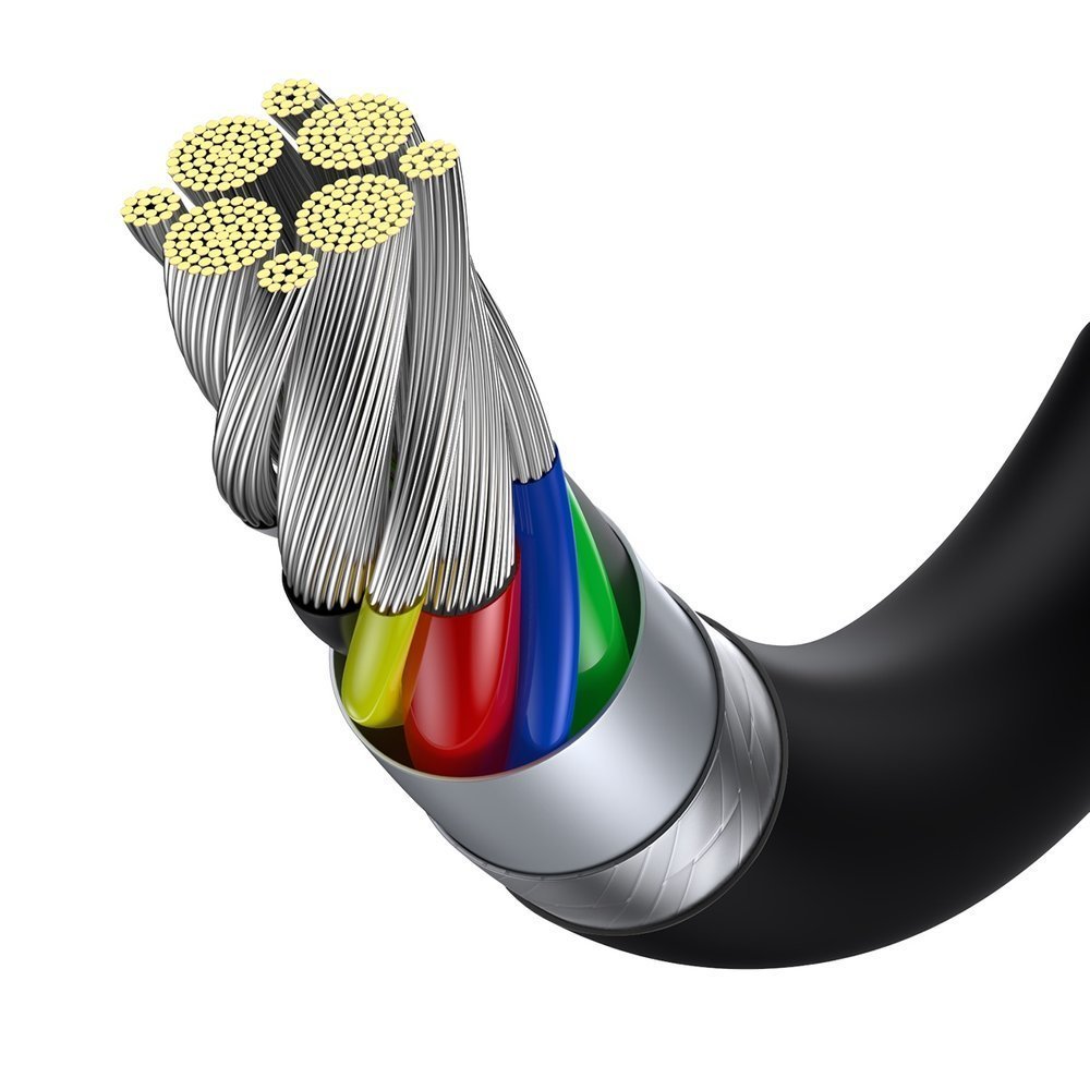 Baseus Superior Cable Type - C 5A PD 100W - Καλώδιο Γρήγορης Φόρτισης Type - C to Type - C 1M - Black - CATYS - B01