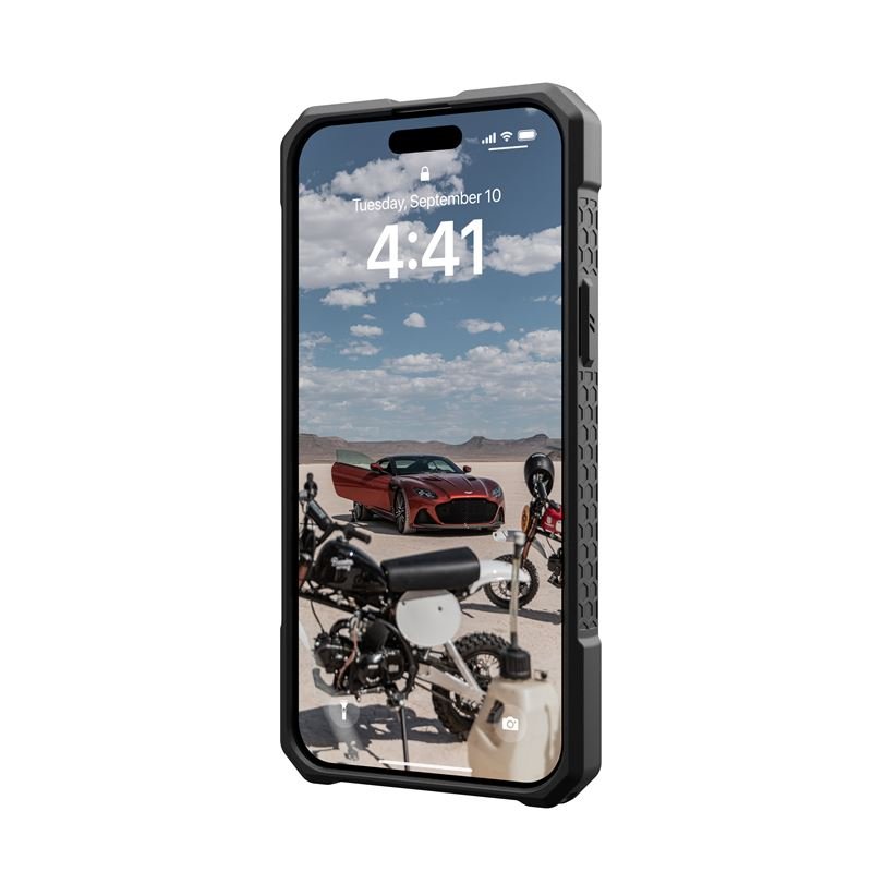 UAG iPhone 15 Plus Monarch Pro Kevlar Series Σκληρή Θήκη με MagSafe - Kevlar Black