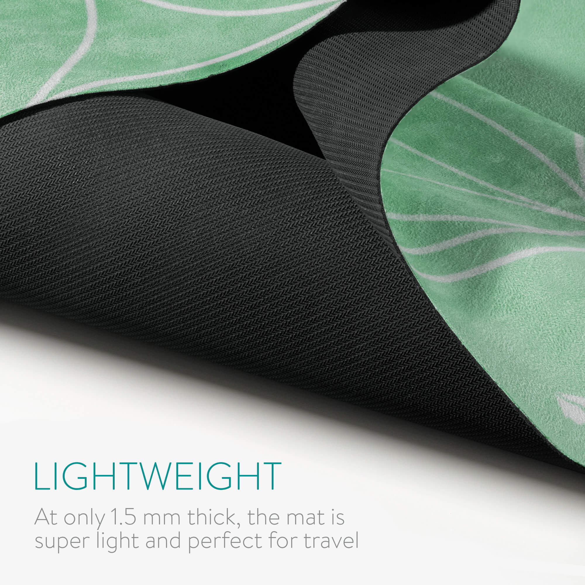 Navaris Αναδιπλούμενο Στρώμα Γυμναστικής με Τσάντα Μεταφοράς - 1.5mm Πάχος - Green - 52702.37.01