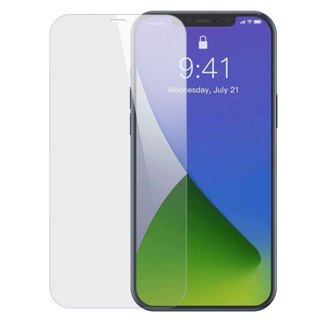 Baseus iPhone 12 / iPhone 12 Pro 0.3mm Full Glass Full Screen Αντιχαρακτικό Γυαλί Οθόνης - 2 Τεμάχια - Clear - SGAPIPH61P - LS02