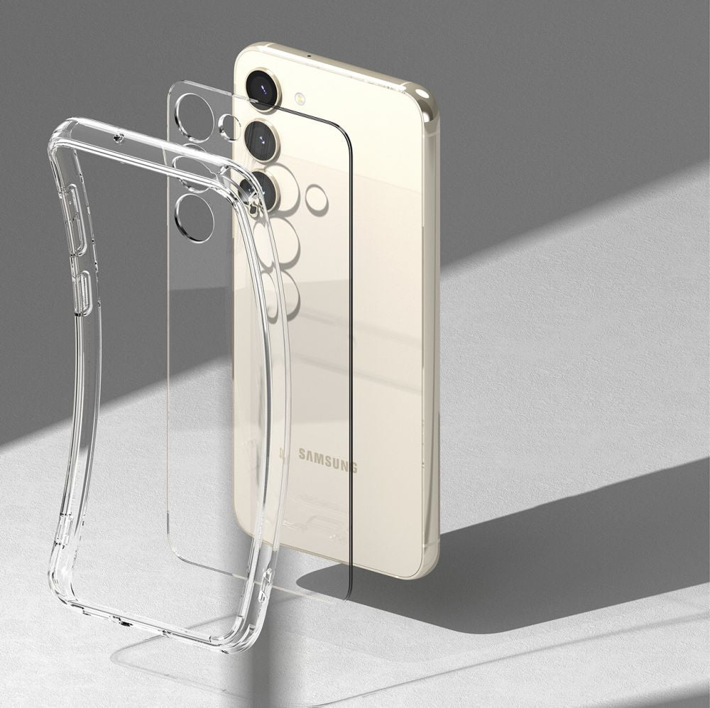 Ringke Samsung Galaxy S23+ Fusion Σκληρή Θήκη με Πλαίσιο Σιλικόνης - Διάφανη