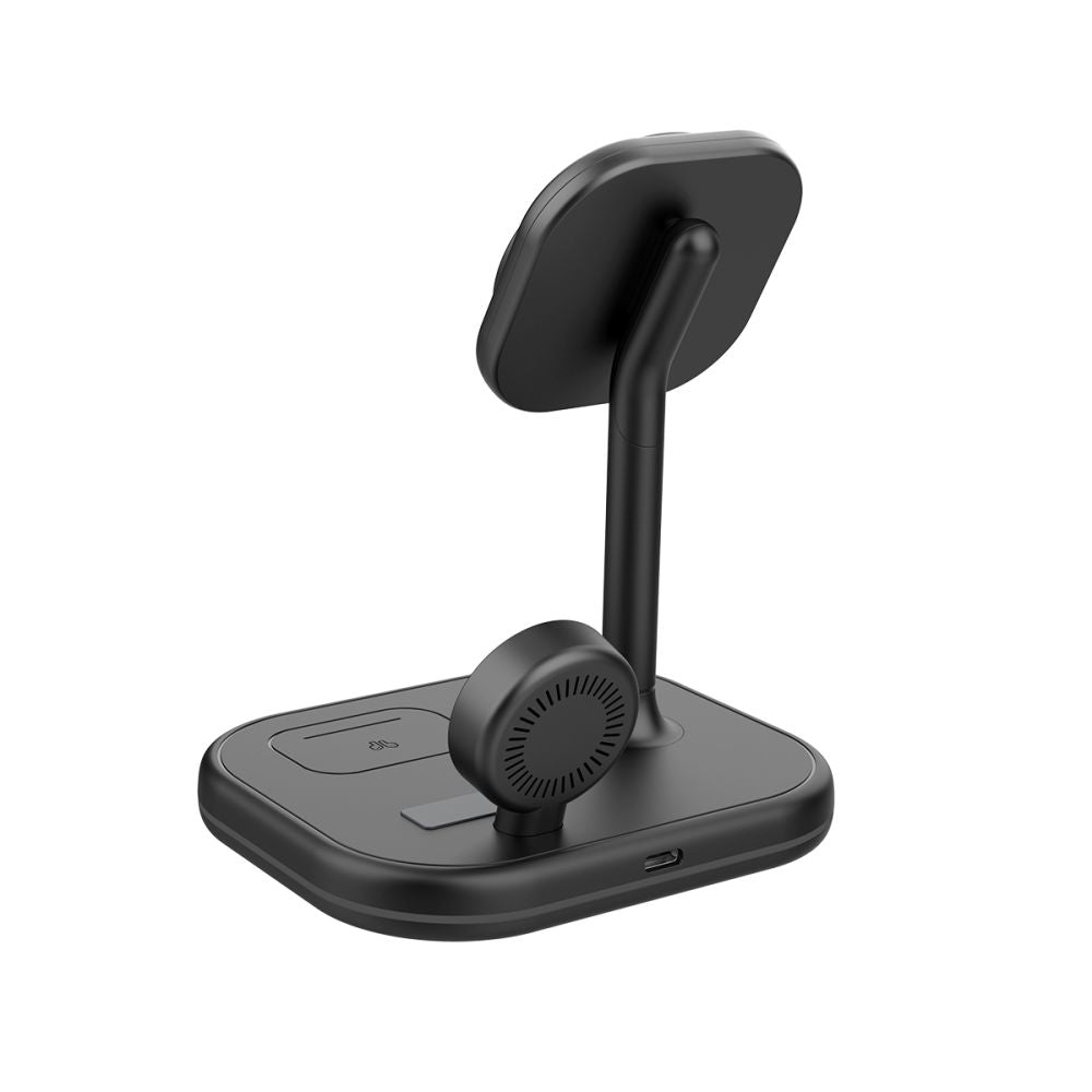 Tech - Protect QI15W - A27 3in1 Ασύρματος Μαγνητικός Φορτιστής MagSafe - Black