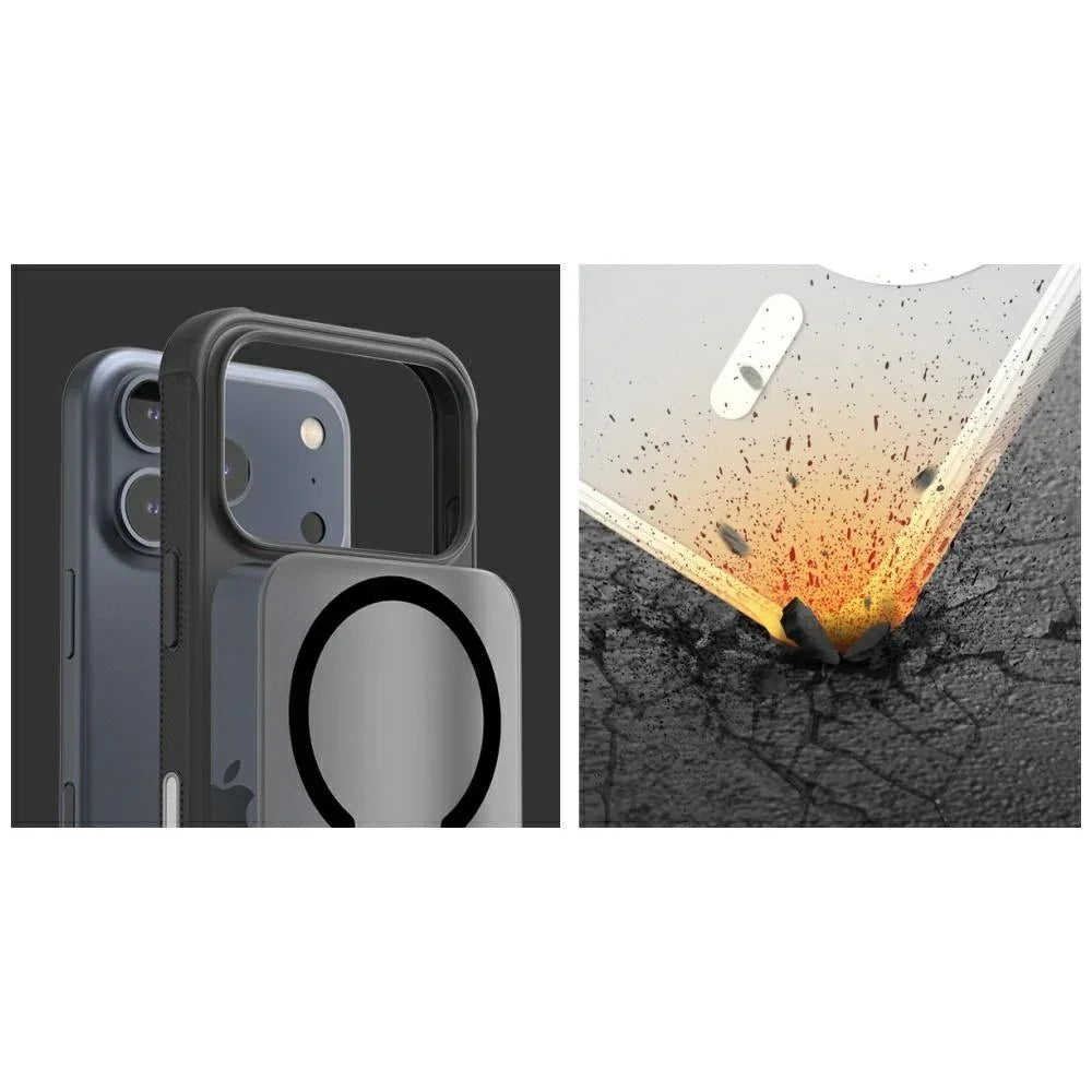 Araree iPhone 17 Pro - Duple M Armor MagSafe - Σκληρή Θήκη με Πλαίσιο Σιλικόνης - Black