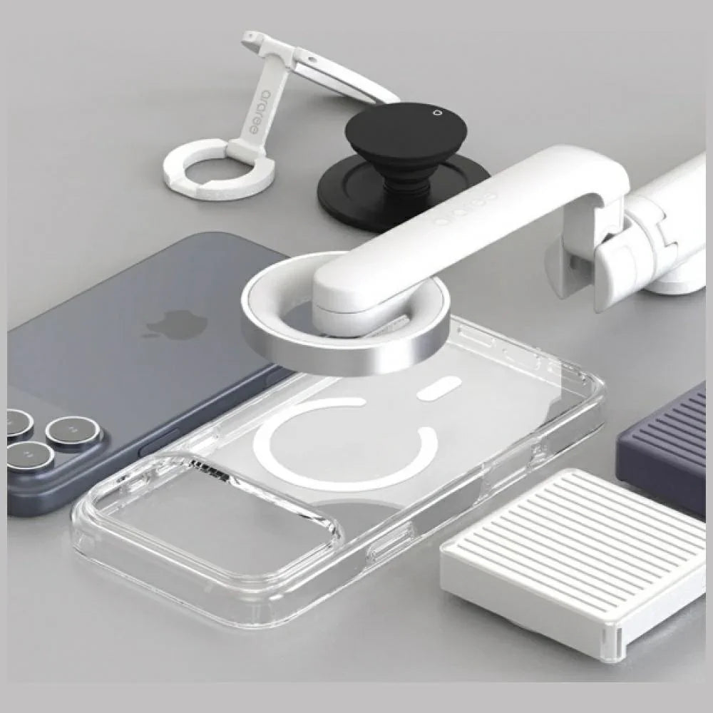 Araree iPhone 17 Pro Max - Duple M MagSafe - Σκληρή Θήκη με Πλαίσιο Σιλικόνης - Clear