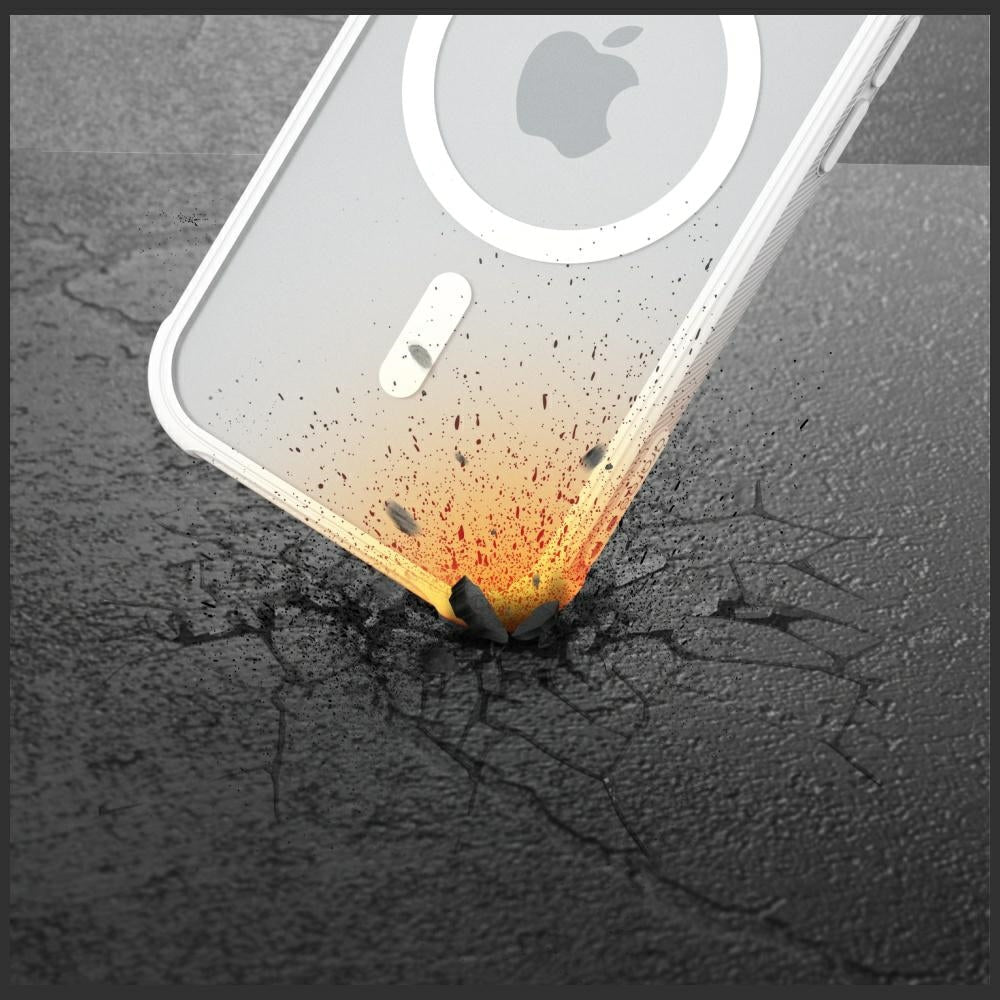 Araree iPhone 17 Pro Max - Σκληρή Θήκη με Πλαίσιο Σιλικόνης - Duple M Armor MagSafe - White
