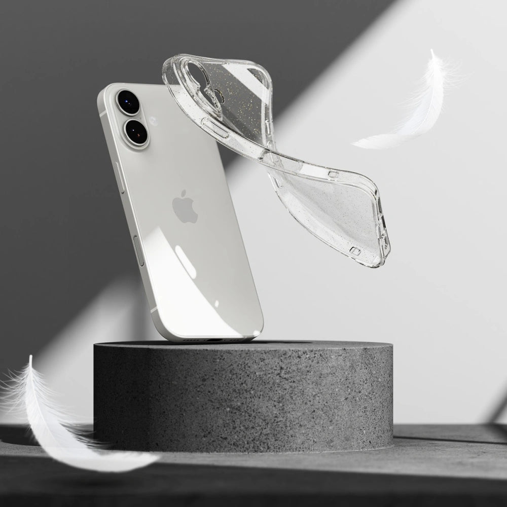 Ringke iPhone 17 - Air Λεπτή Θήκη Σιλικόνης - Glitter / Clear