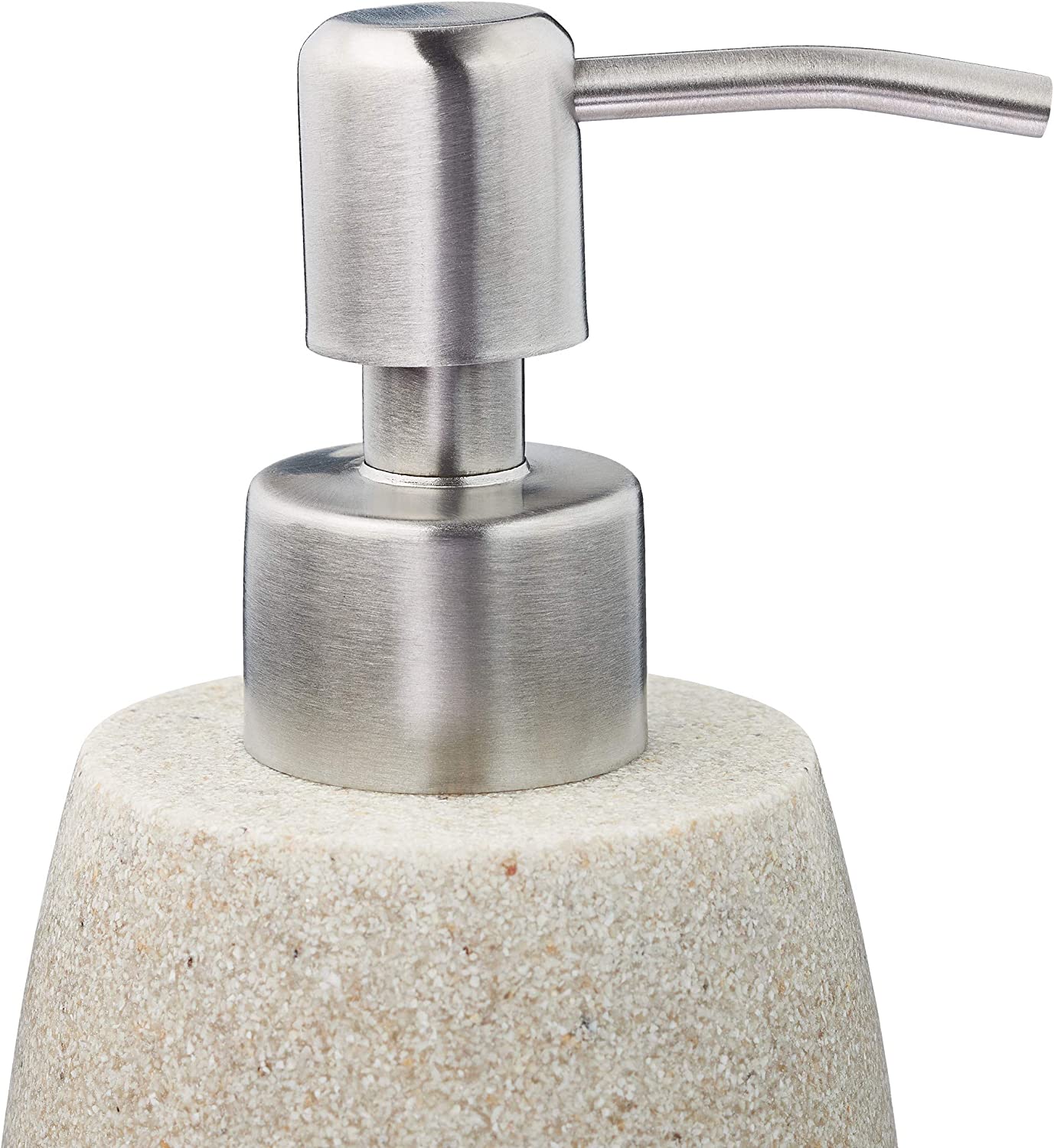 Relaxdays Σαπουνοθήκη Dispenser από Πολυρυτίνη - Sand - 4052025908645