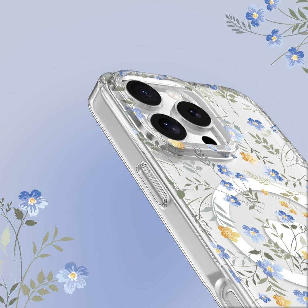 Tech - Protect iPhone 16 Pro Max MagMood - Σκληρή Θήκη με Πλαίσιο Σιλικόνης και MagSafe - Spring Flowers
