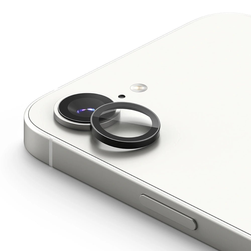 Ringke iPhone 16e Lens Frame Glass Αντιχαρακτικό Γυαλί για την Κάμερα - 2 Τεμάχια - Black